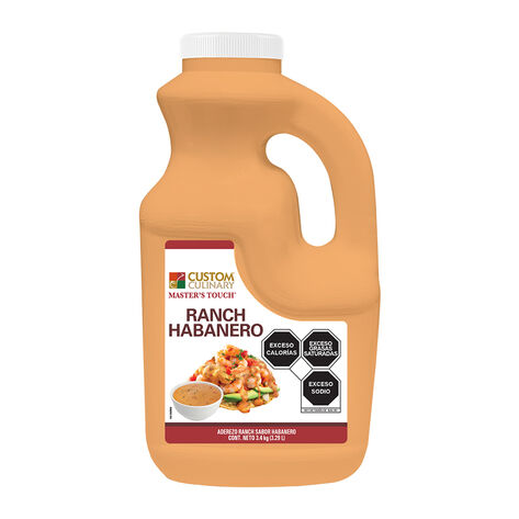 Aderezo Ranch Habanero Custom Culinary 3.4 Kg